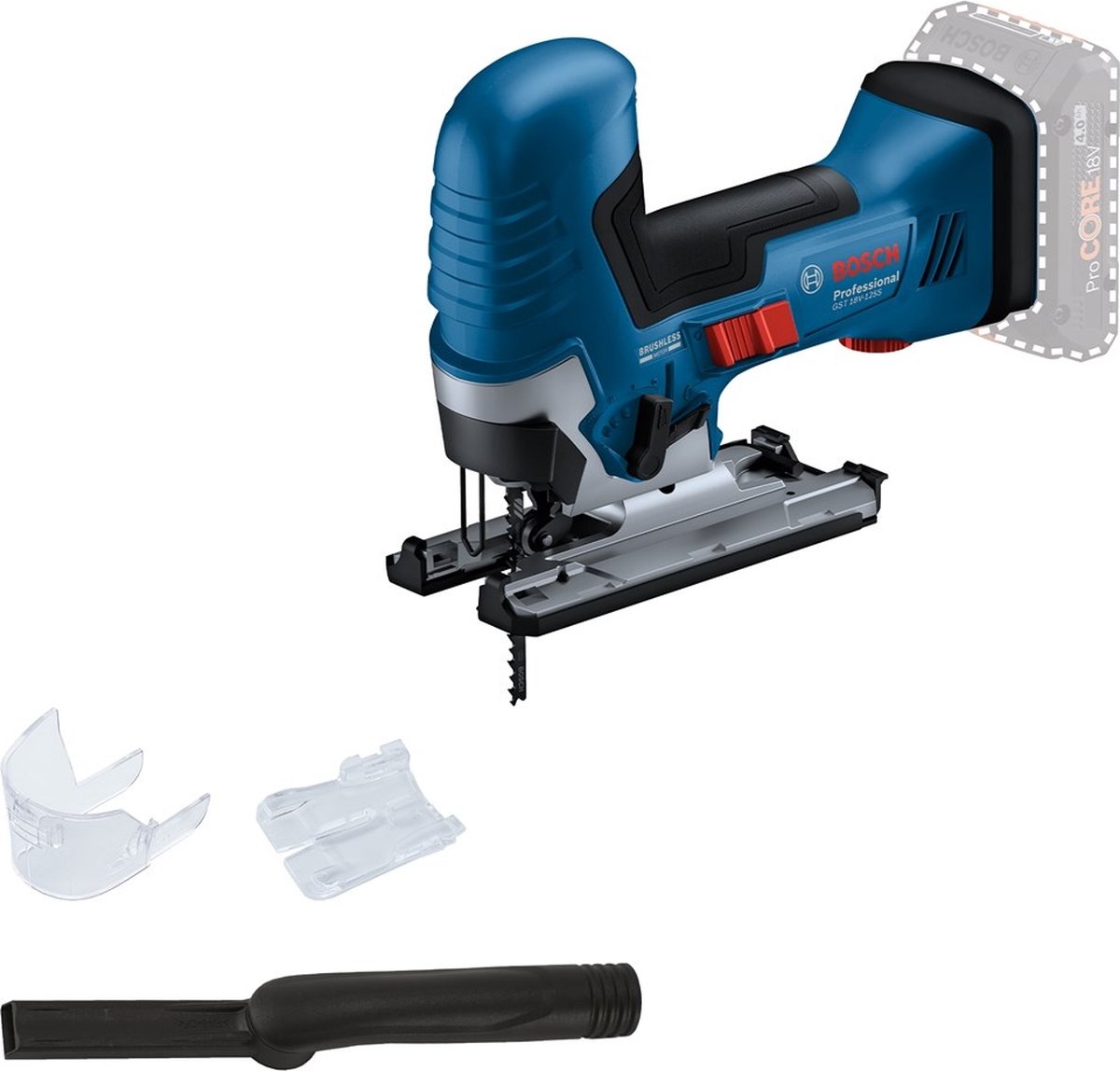 Bosch GST 18V-125 S: borstelloze accu-decoupeerzaag 18V thumbnail 3