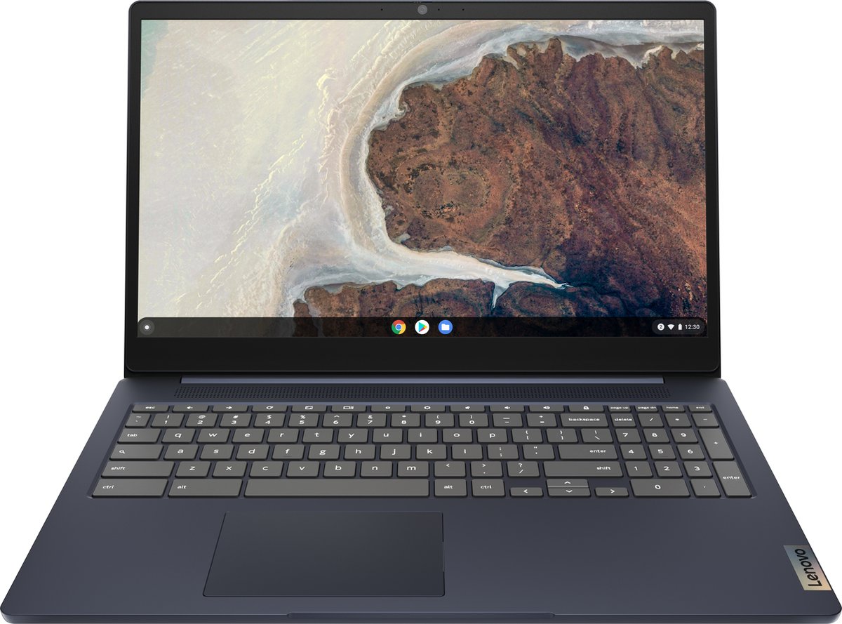 Lenovo IdeaPad 3 Chrome 15IJL6 Intel® Celeron® N N4500 Chromebook 39,6 cm (15.6") Full HD 8 GB LPDDR4x-SDRAM 128 GB eMMC Wi-Fi 6 (802.11ax) ChromeOS Engels Blauw