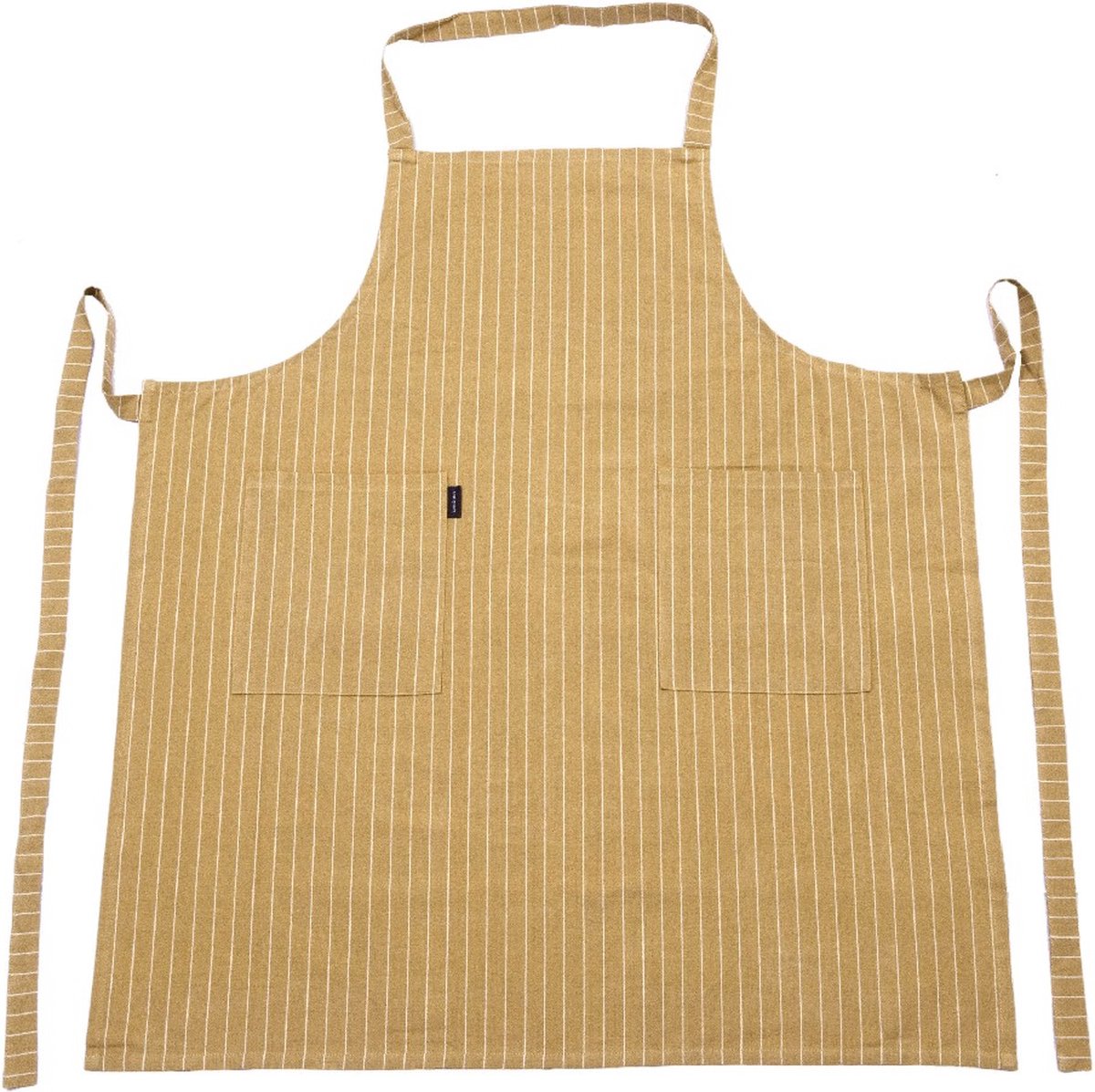 Pinstripe Schort geel 75x90cm