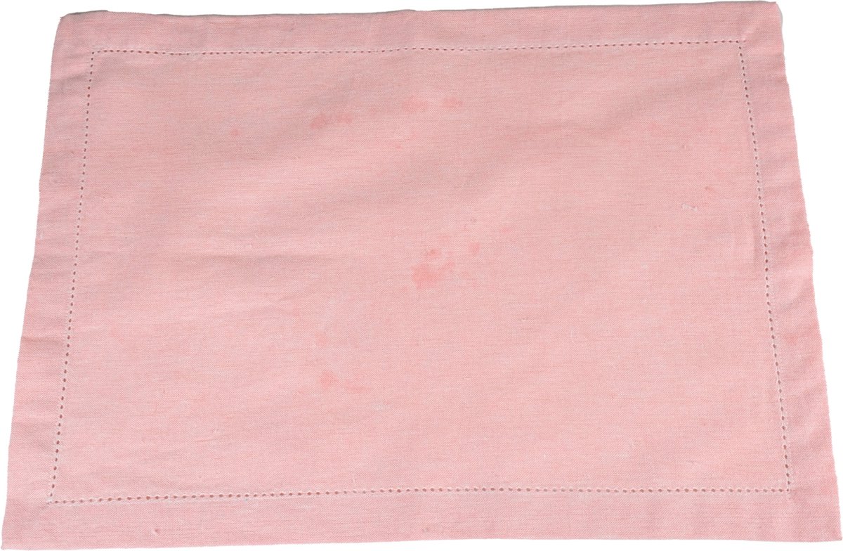 Nena Recycled Cotton Placemat peach 35x50cm (set of 4)