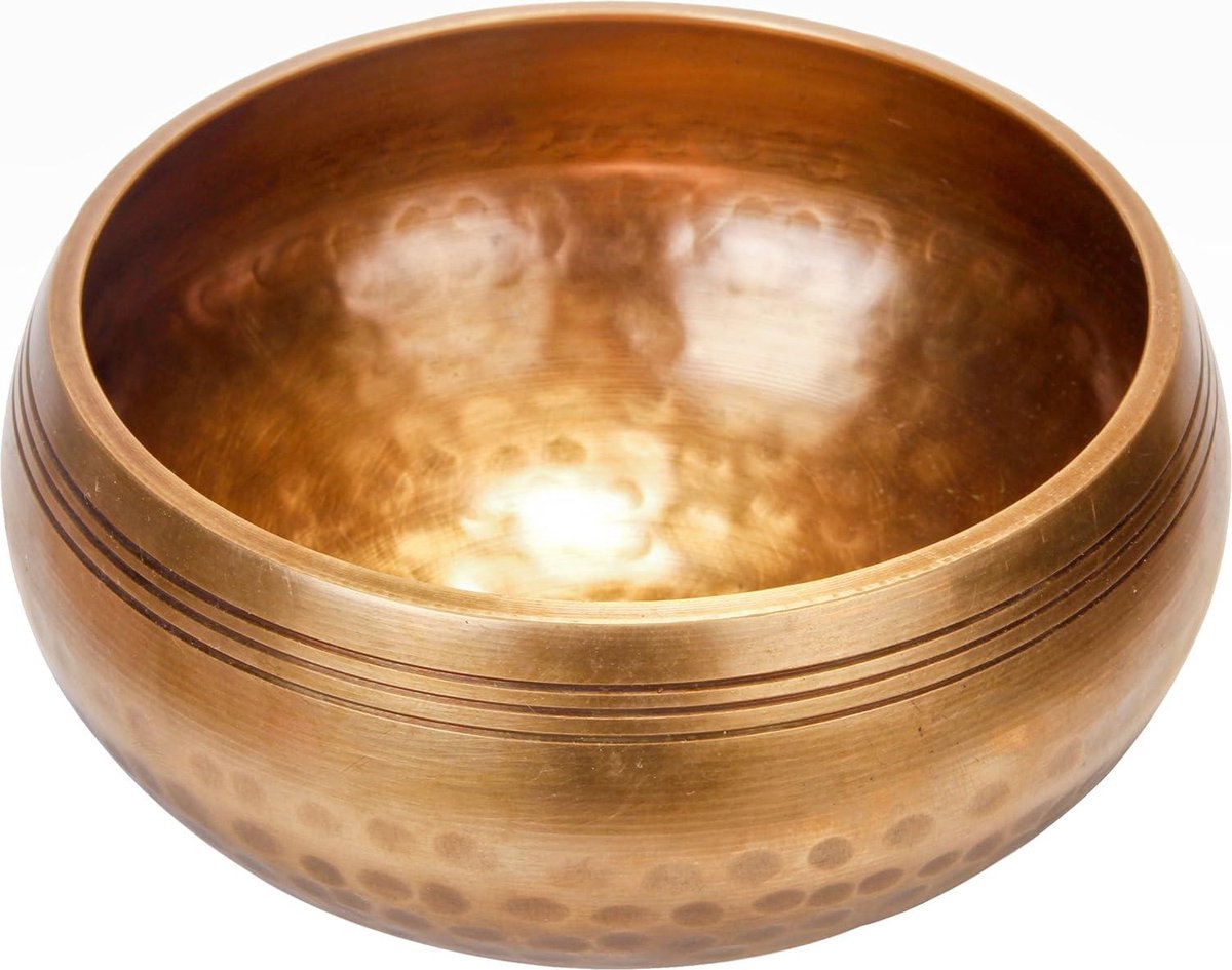Tibetaanse klankschalenset, 13 cm, meditatieklankschaal, handgehamerd