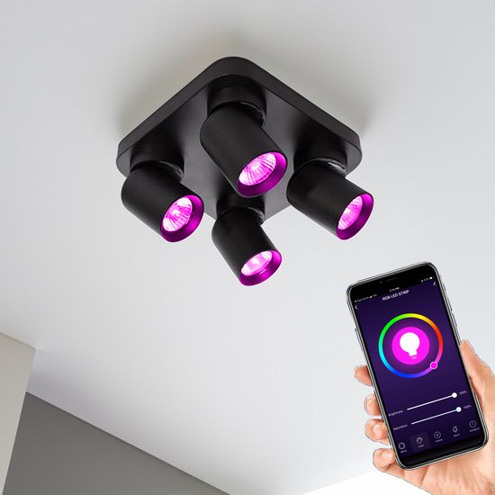 Spot LED encastré au plafond Diled, 8,5 cm, 10 W, 3.000 K, acier Spot LED encastré au plafond Diled, 8,5 cm, 10 W, 3.000 K, acier