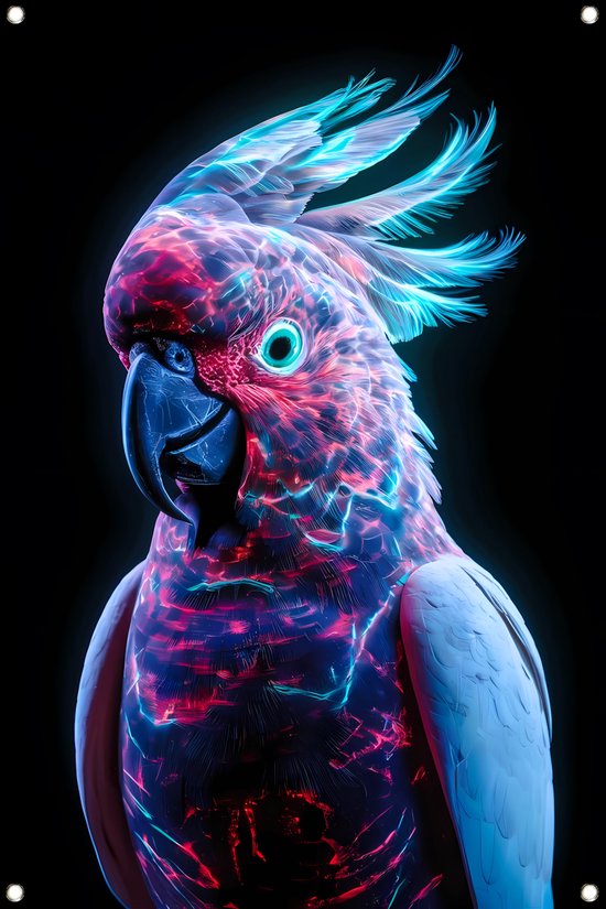 Papegaai tuinposter - Dieren posters - Tuinposters Licht - Tuinposters ...
