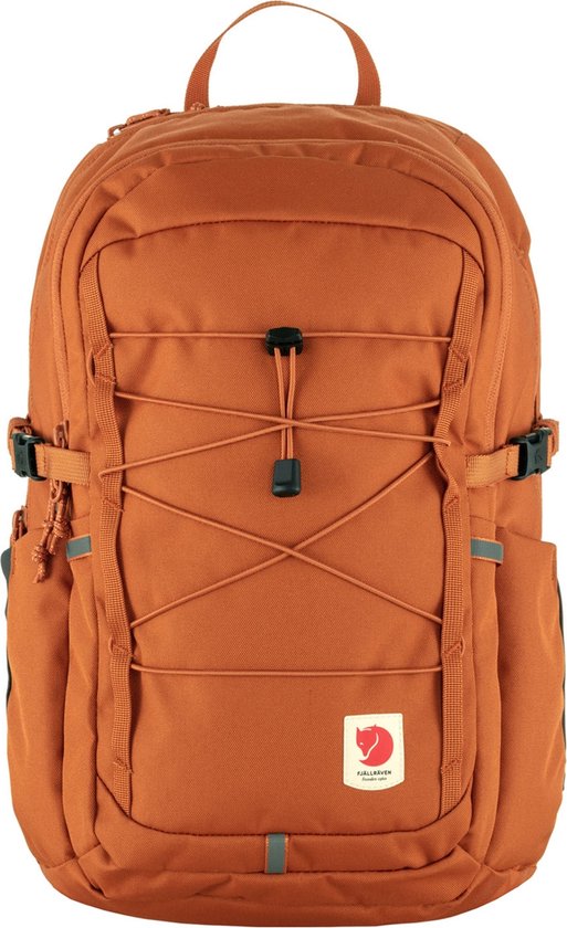 Fjällräven laptoprugzak / Rugtas / Schooltas - 13 inch - Skule 20 - Oranje/Roodcotta Brown