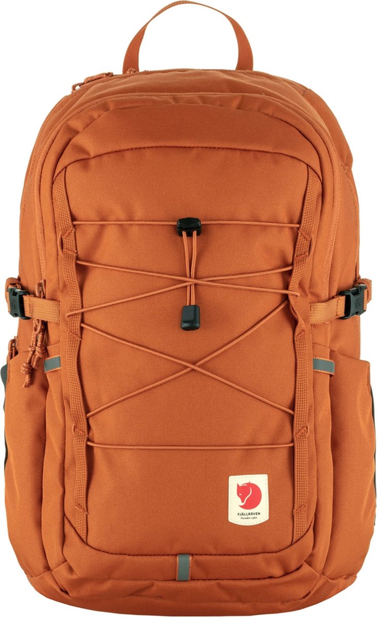 Fjällräven laptoprugzak / Rugtas / Schooltas - 13 inch - Skule 20 - Oranje/Roodcotta Brown op Prijzenvolger.com