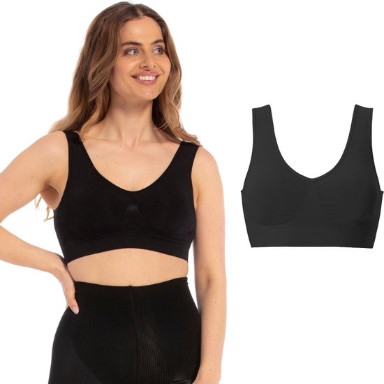 MAGIC Bodyfashion Comfort Bra Zwart Vrouwen - Maat XL