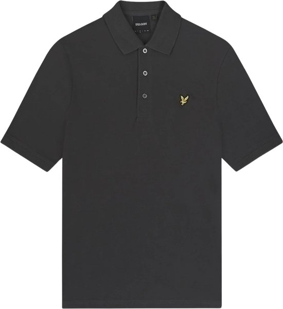 Lyle & Scott Polos & T-shirts Homme Polo uni - Grijs - Taille XS