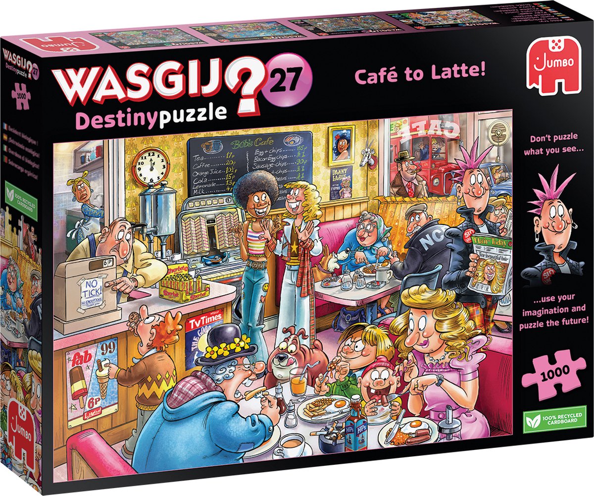 Wasgij Destiny 27 De Koffieshop! Puzzel 1000 stukjes