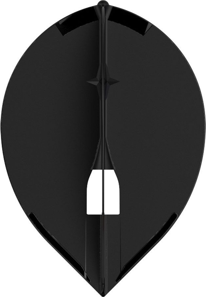 L-Style Champagne L2 Teardrop Black - Dart Flights