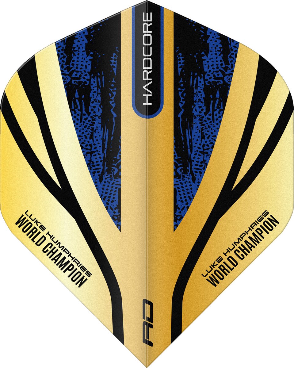 Red Dragon Luke Humphries Gold Hardcore Premium Standard - Dart Flights