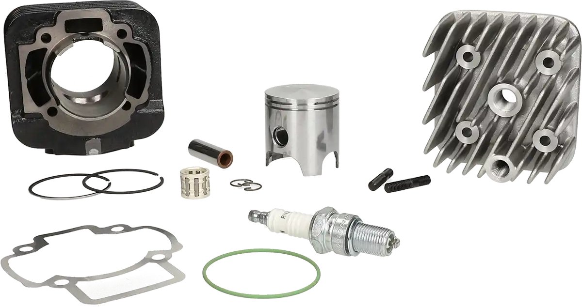 Cilinder Polini 70cc Corsa Gilera & Piaggio Luchtgekoeld