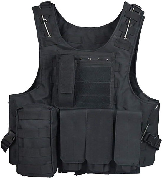 ThreeH Outdoor Tactische Vest Veld Leger Pak Paintball Gaming Gilet Beschermende Apparatuur voor Jacht Politie,SA0501A
