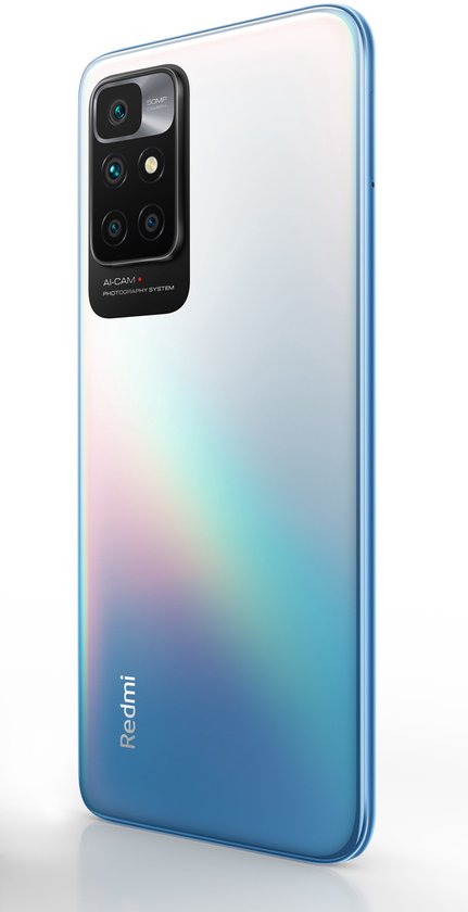 Xiaomi Redmi Note 10 5G - Écran 6.5" 90Hz - 128 Go + 4 Go RAM - Batterie 5000 MAh - Appareil Photo 48 MP - Bleu