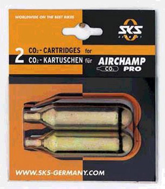 SKS Co2 Patronen voor fietspomp - 16 Gram - Zonder Schroefdraad - 2 Stuks van SKS — afbeelding 3