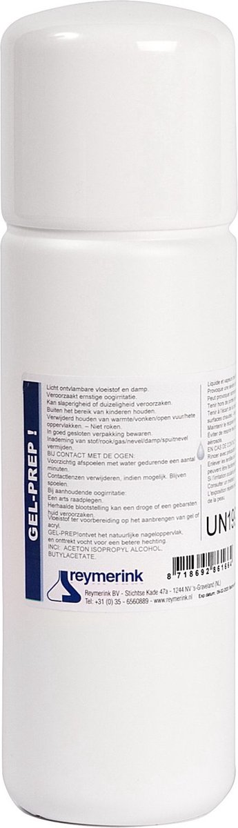 Reymerink - Gel Prep! 1000ml | Desinfectie voor PMU, Tattoo, Beauty, Styliste, Kapper Studio & Laser Salon Huisarts Tandarts Praktijk | Laserkliniek | Desinfectiemiddel | Desinfectiespray | Pure Alcohol | Tatoeage Praktijk Schoonmaak