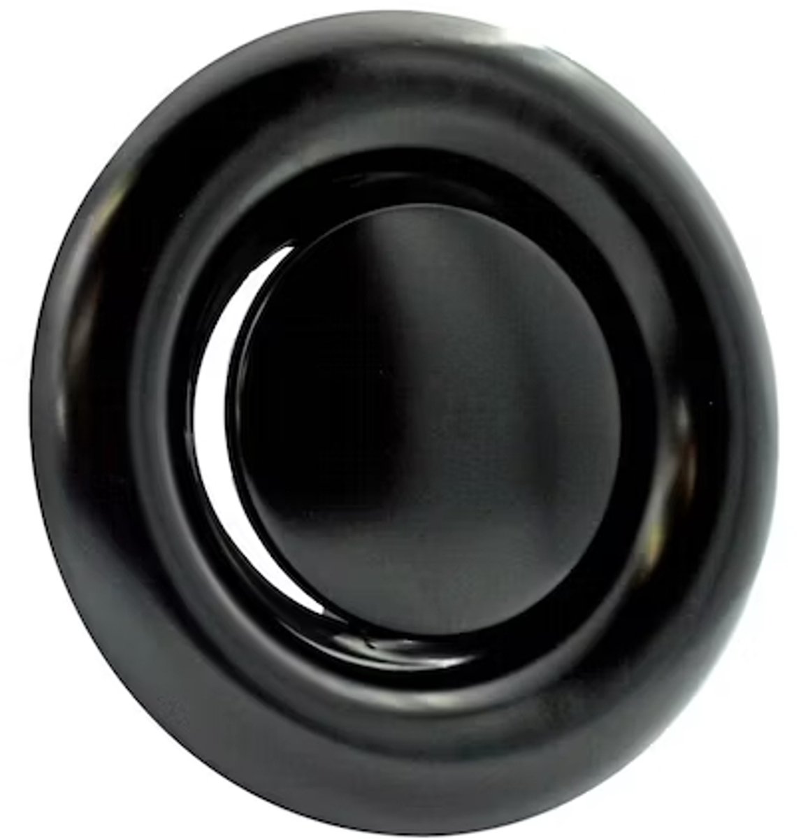 WEHA afvoerventiel met montagebus 100mm staal - zwart (20201037 ZW)