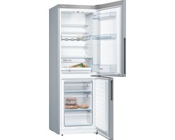 Bosch KGV33VLEA - Serie 4 - Koelkast - Koel-vriescombinatie - 176 cm - Energielabel E - Houd je versproducten langer vers met VitaFresh lade - Stil - Led verlichting RVS