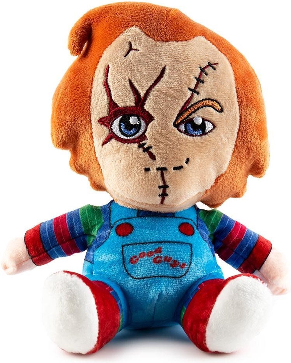 Kidrobot Chucky Phunny Plush - Zachte knuffel voor horrorliefhebbers - 12x15x15cm