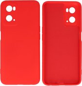 Coque adaptée à l' OPPO A76 - Coque arrière Fashion - Coque de téléphone colorée - Rouge