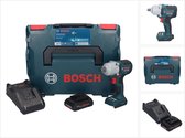 Bosch GDS 18V-450 HC accuslagmoersleutel 18 V 450 Nm 1/2" + 1x ProCORE oplaadbare accu 4.0 Ah + lader + L-Boxx