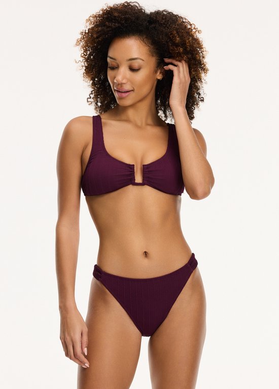 Shiwi Bikini set CHLOE SCOOP SET STRUCTURE - purple malta structure - 38