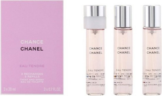 Chanel Chance Eau Tendre Geschenkset 3x Eau de Toilette Refill bol