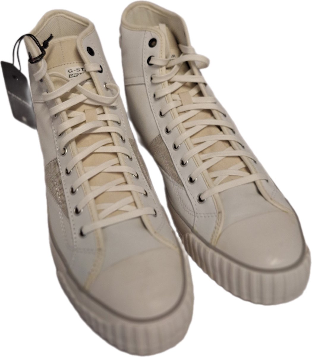 G-STAR RAW-FALTON/HIFG-SNEAKER LEER Wit