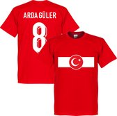 Turkije Arda Güler 8 Banner T-Shirt - Rood - L