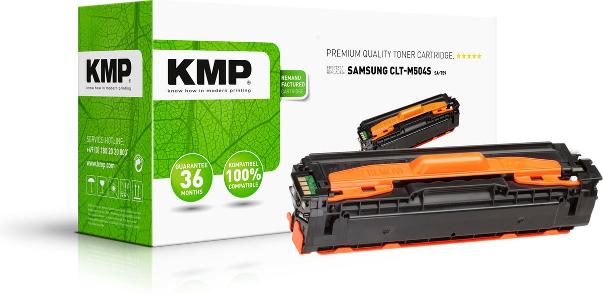 KMP Toner vervangt Samsung CLT-M504S Compatibel Magenta 1800 bladzijden SA-T59