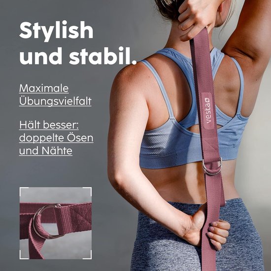 Yogablok set van 2 stuks - Duurzaam kurk - Natuurlijk materiaal - Yoga-accessoire - Vesta+ yoga block wood van Vesta+ — afbeelding 3