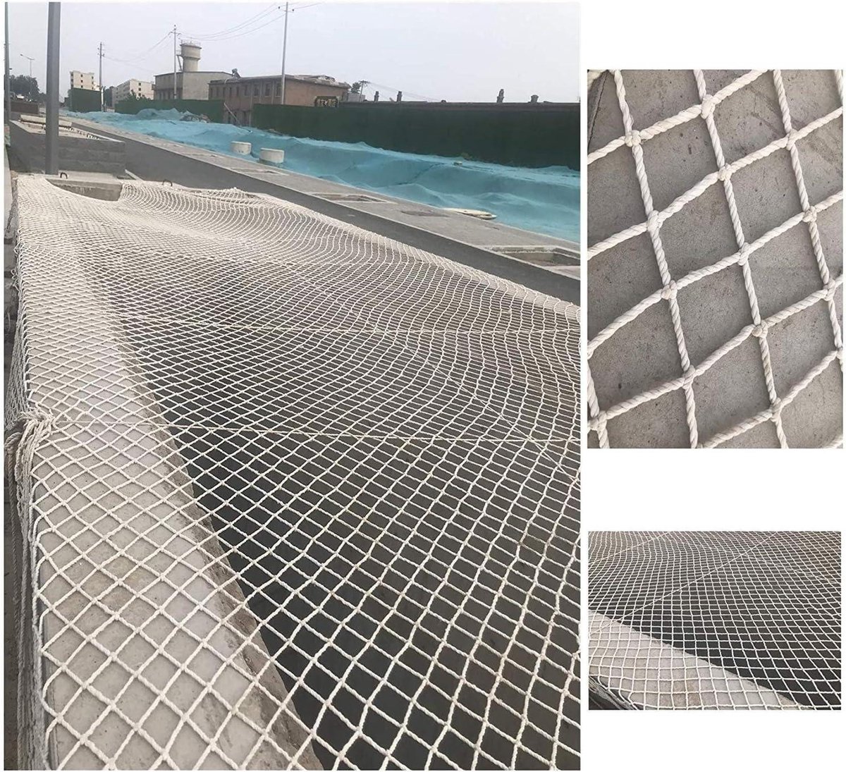 Gekleurd nylon net vrachtnet balkon trapbescherming veiligheidsnet voor