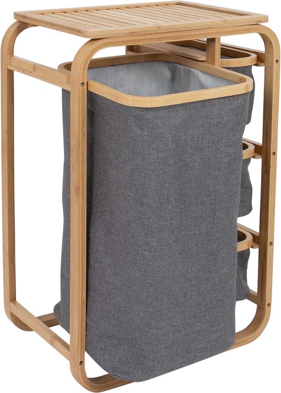 Bo-Camp - Urban Outdoor - Kast - Kemptown - Bamboe - Grijs van Bo-Camp — afbeelding 2