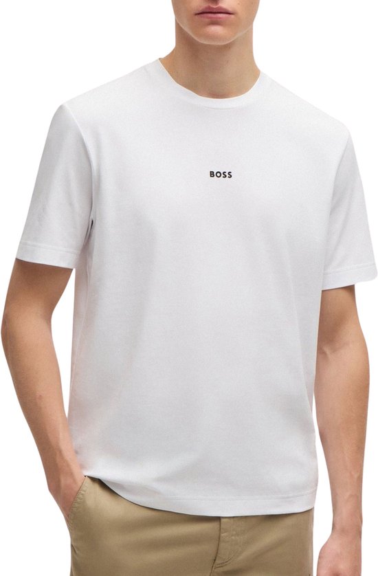 Round Neck Short Sleeve T-shirt - White Shirts