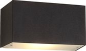FLUO Wandlicht zwart 140mm G9 2,5W LED WW dimbaar