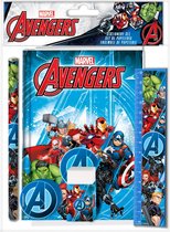 Marvel Avengers Schrift - A5 - 1 stuk - Ruitjes