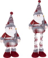 Springos Kerstkabouters | Kerstdwerg | Gnome | Kerstversiering | 1 stuk | Verstelbaar in hoogte | 57-80 cm