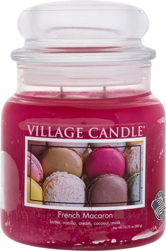 Village Candle Medium Jar French Macaron