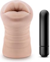 Bundle - M For Men - M for Men - Angie Masturbator Met Bullet Vibrator - Mond met glijmiddel