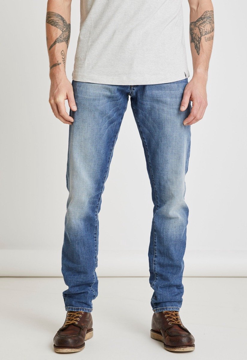 Silvercreek Lewis Regular Tapered Jeans Mannen Denim Medium Vintage
