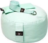Pakket meditatiekussen, oogkussen en riem mint - Lotus