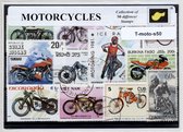 Motoren – Luxe postzegel pakket (A6 formaat) : collectie van 50 verschillende postzegels van motoren – kan als ansichtkaart in een A6 envelop - authentiek cadeau - kado - geschenk