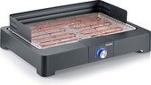 Elektrische tafelgrill 2200W - Grillplaat met RVS grillrooster - Grill warmt snel op - SafeTouch behuizing - Bakplaat voor diner