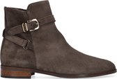Pertini 25554 Enkellaarsjes - Enkelboots met rits - Dames - Taupe - Maat 38+