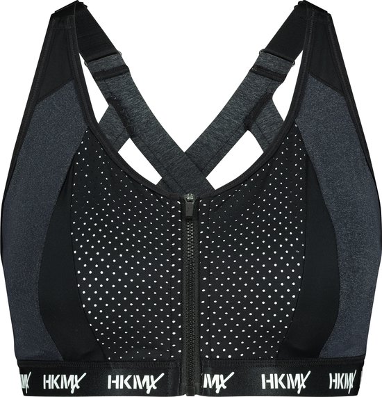 Hunkemöller Dames - Sport collectie - HKMX Sport bh The Pro Level 3 - Grijs - maat B90