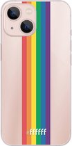 6F hoesje - geschikt voor iPhone 13 - Transparant TPU Case - #LGBT - Vertical #ffffff