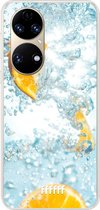 6F hoesje - geschikt voor Huawei P50 -  Transparant TPU Case - Lemon Fresh #ffffff