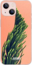 6F hoesje - geschikt voor iPhone 13 - Transparant TPU Case - Waving Plant #ffffff