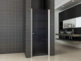 Bally Smoke Nisdeur Met Profiel 80x200cm 8mm Antikalk Veiligheidsglas Met NANO Coating Rookglas