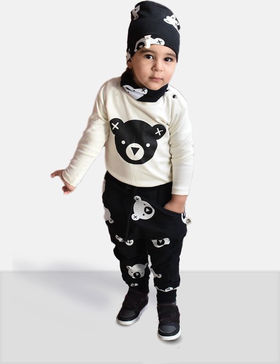 RG Koala baby joggingpak 4 delig 104 Zwart