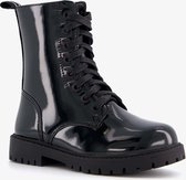 Blue Box meisjes lak veterboots - Zwart - Maat 25